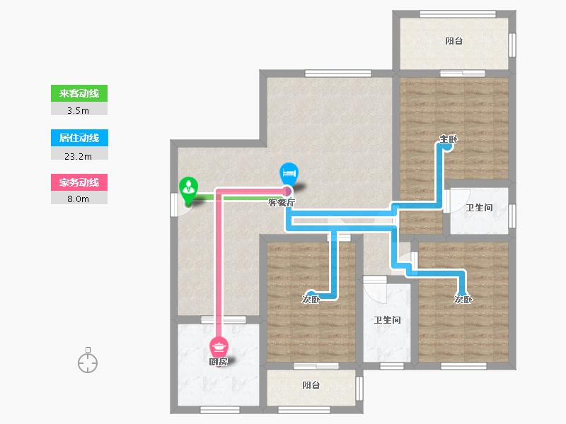 陕西省-西安市-中煤小区-100.00-户型库-动静线