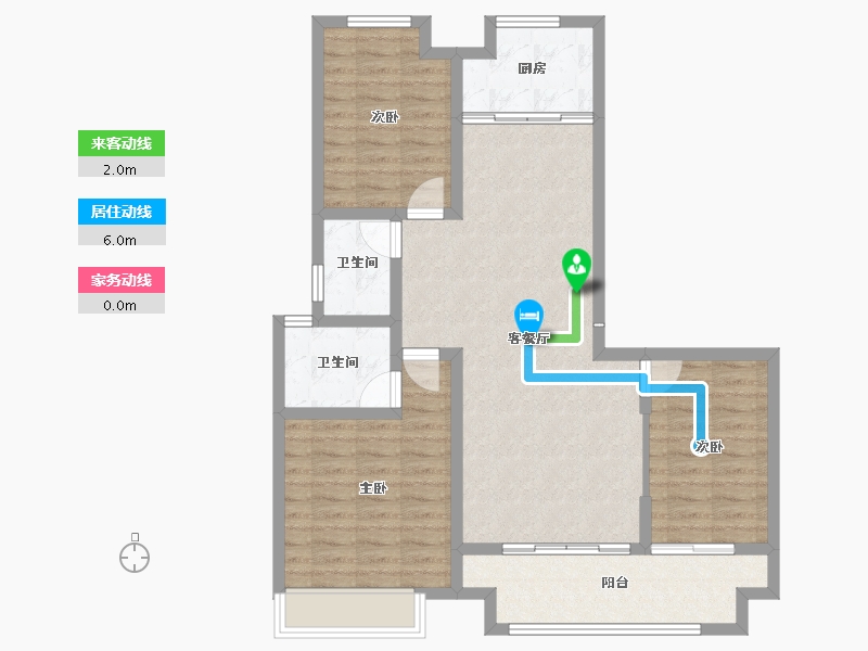 山西省-运城市-西建天茂国宾府-92.76-户型库-动静线