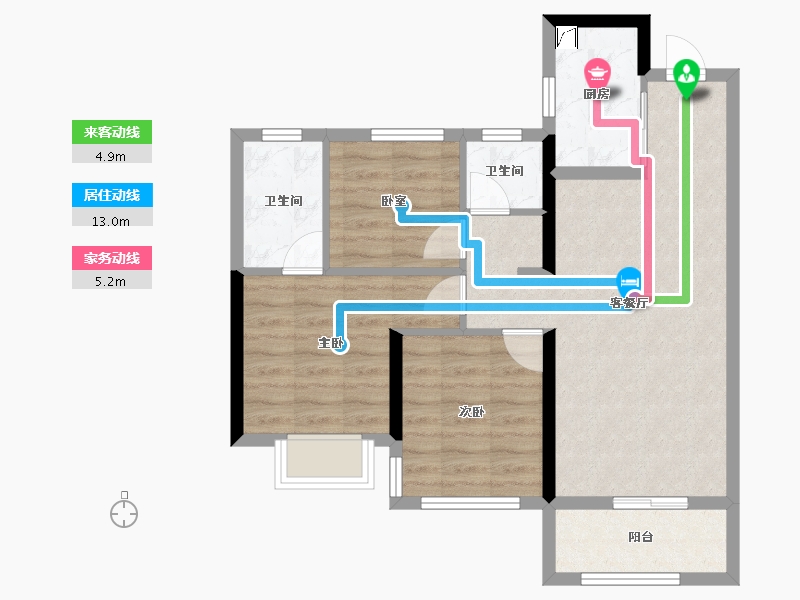 广东省-江门市-嘉福铭著-71.01-户型库-动静线