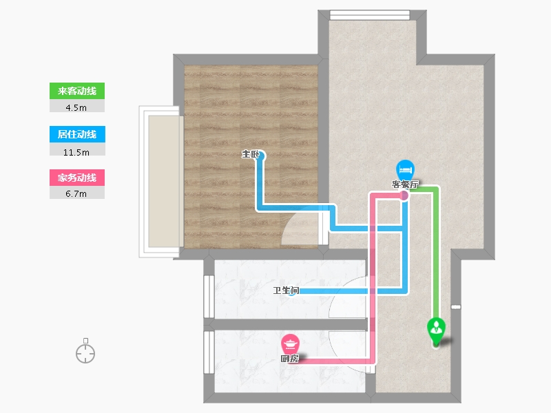 河北省-廊坊市-狮子城丁香园-52.01-户型库-动静线