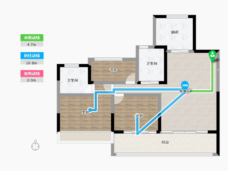 安徽省-六安市-城豪金鼎学府-101.19-户型库-动静线