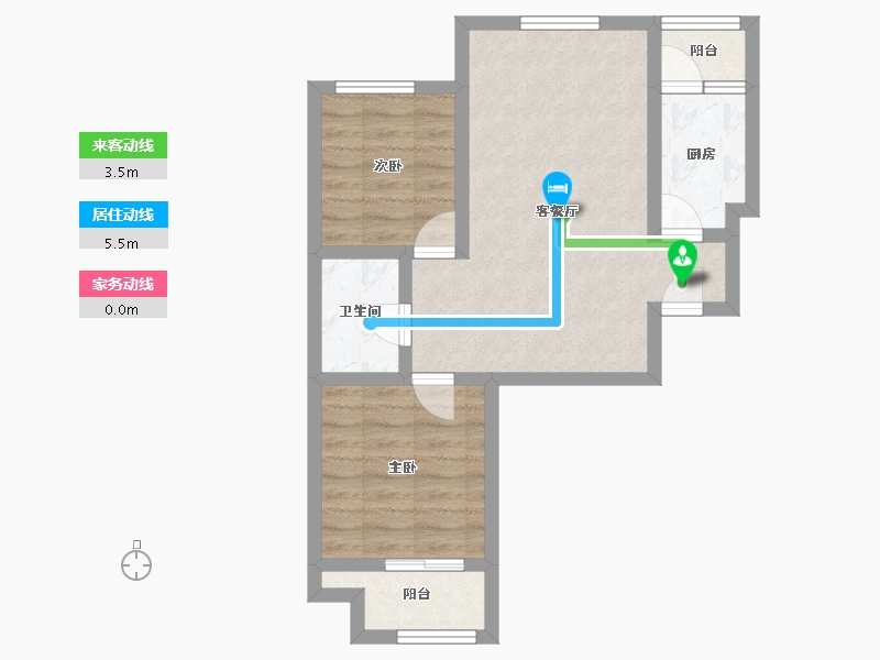 河北省-廊坊市-狮子城丁香园-56.21-户型库-动静线