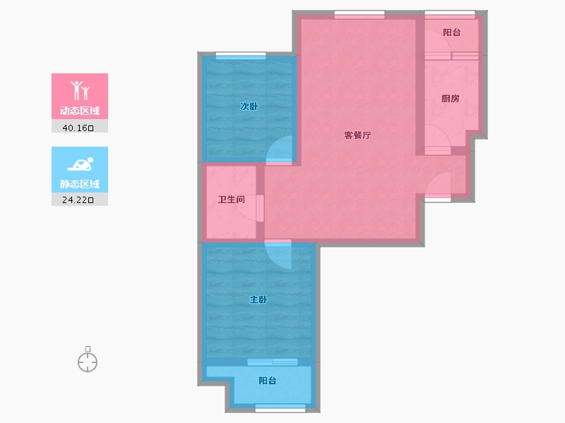 河北省-廊坊市-狮子城丁香园-56.21-户型库-动静分区