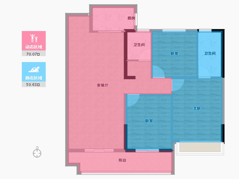 山东省-菏泽市-书香名邸-110.00-户型库-动静分区