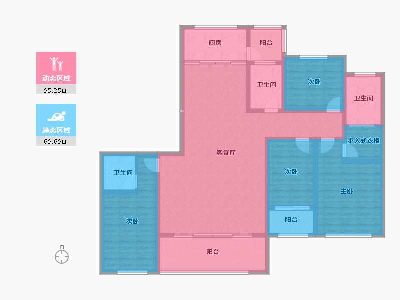 山西省-运城市-西建天茂国宾府-148.09-户型库-动静分区