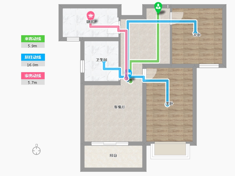 河北省-保定市-卓悦城-68.00-户型库-动静线