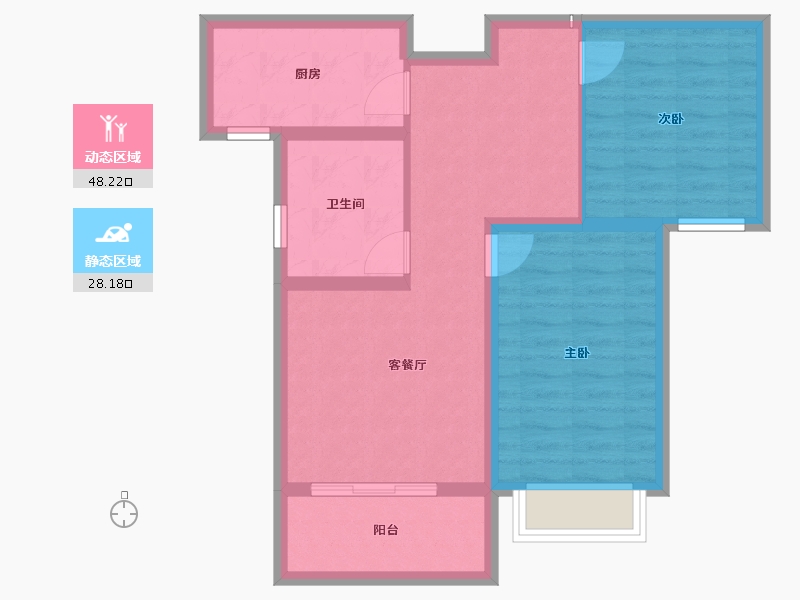 河北省-保定市-卓悦城-68.00-户型库-动静分区