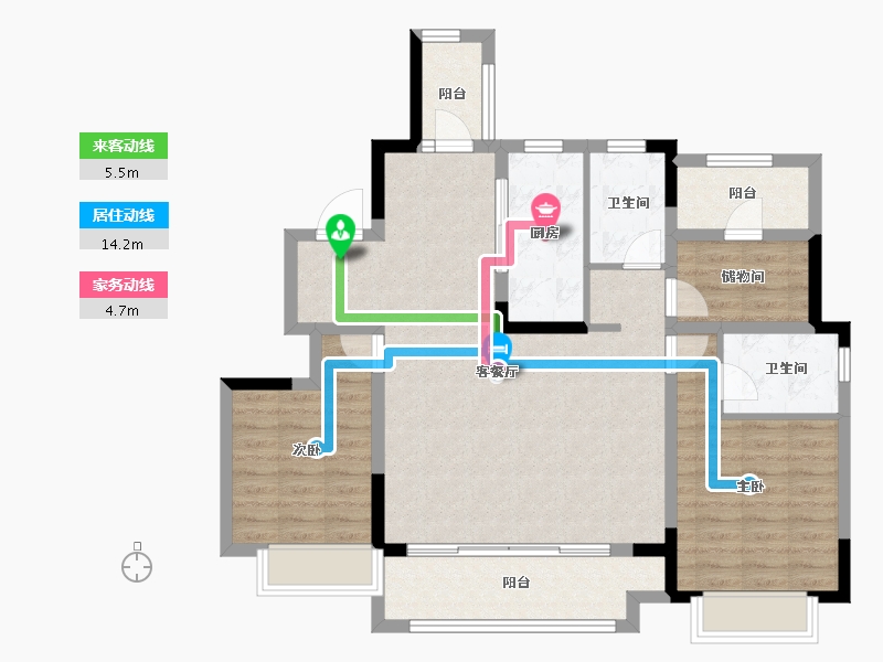 四川省-成都市-新城悦隽盛世-98.08-户型库-动静线