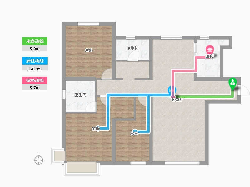 河北省-保定市-三利中和城-99.91-户型库-动静线