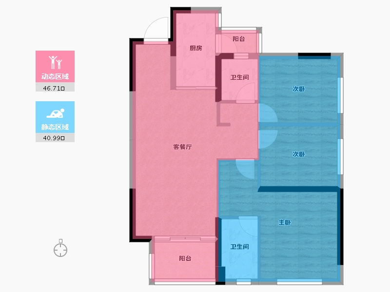 四川省-成都市-新城悦隽盛世-78.48-户型库-动静分区