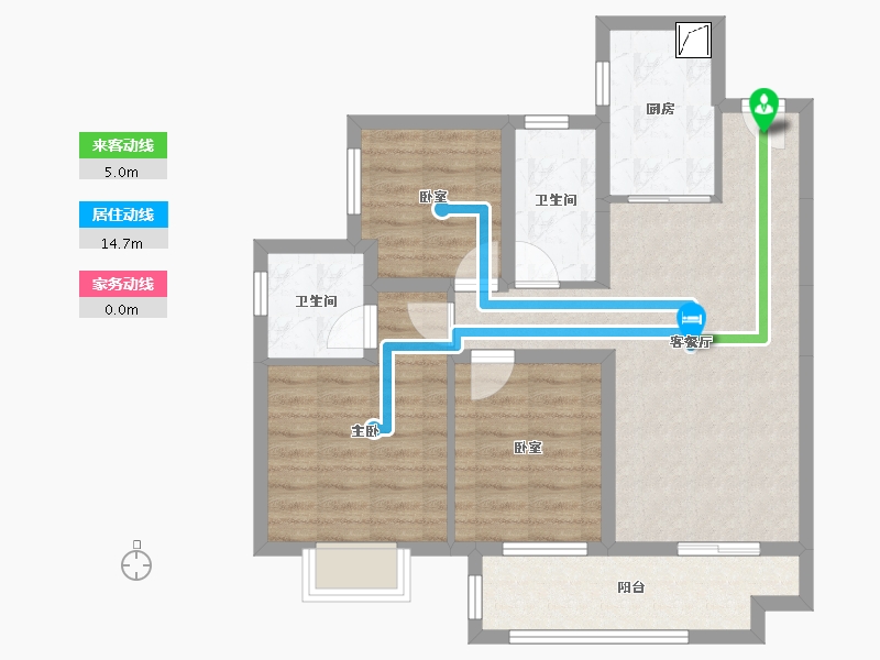 广东省-江门市-保利西海岸半岛-75.68-户型库-动静线