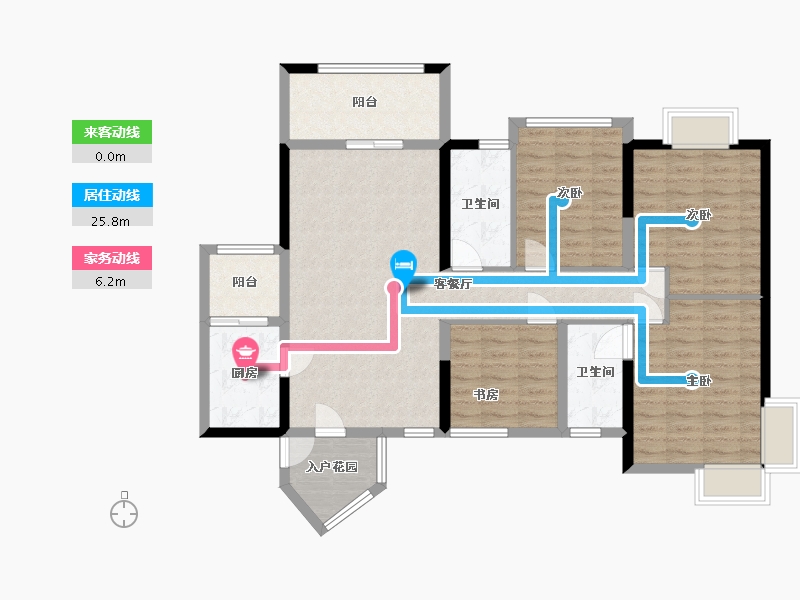 广西壮族自治区-来宾市-金霖华庭-126.00-户型库-动静线