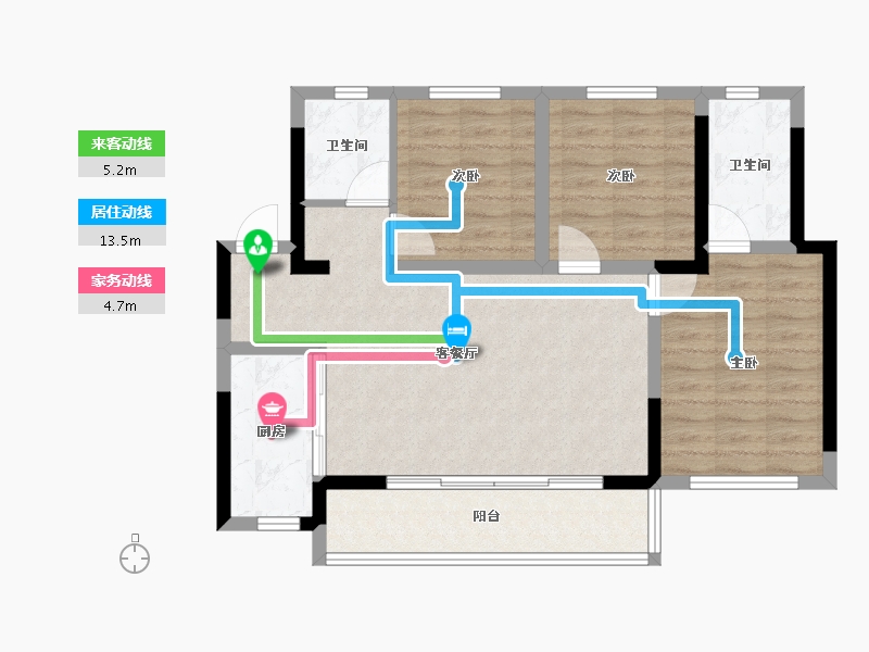 四川省-成都市-新城悦隽盛世-78.27-户型库-动静线