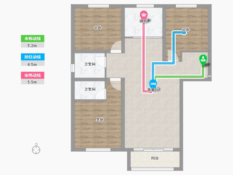 河北省-保定市-卓悦城-88.18-户型库-动静线