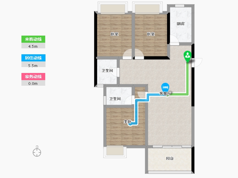 湖北省-孝感市-光明钰府-91.81-户型库-动静线