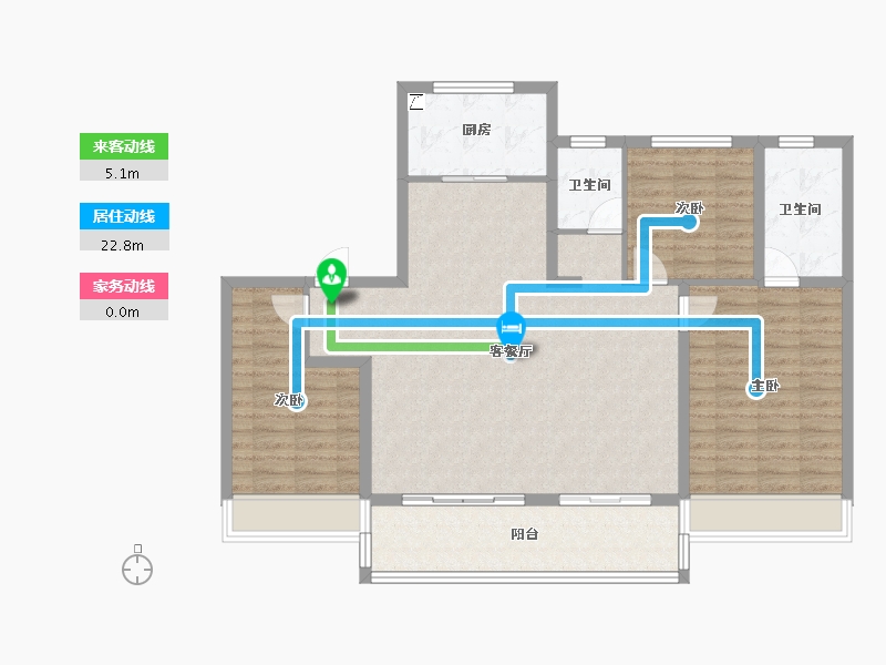 安徽省-芜湖市-伟星印江澜-112.00-户型库-动静线