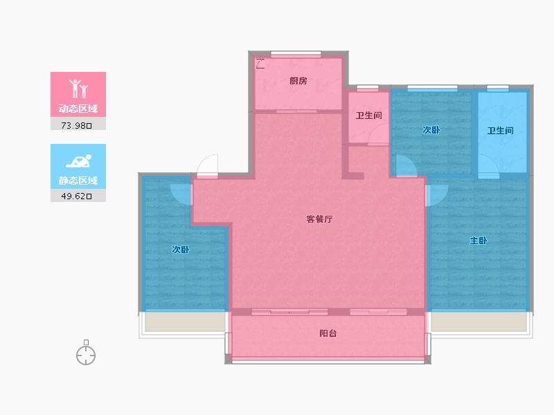 安徽省-芜湖市-伟星印江澜-112.00-户型库-动静分区