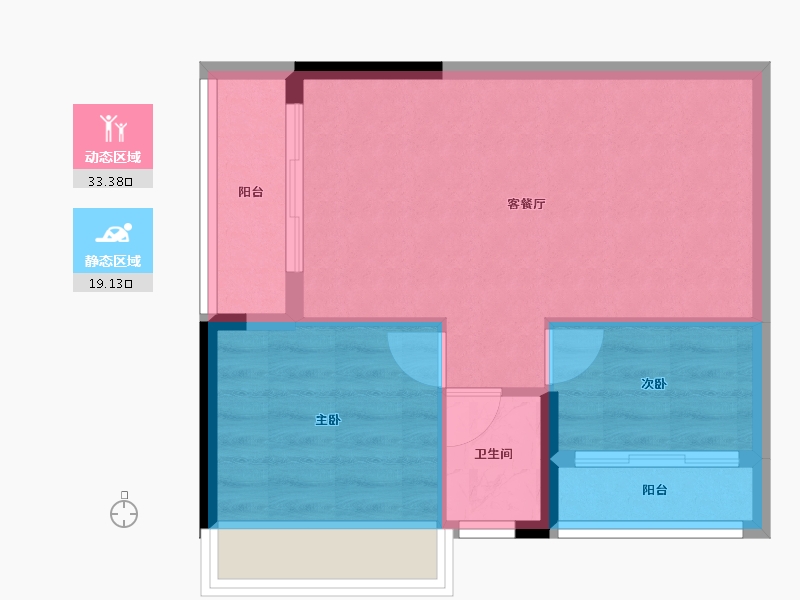 广西壮族自治区-桂林市-宁铁叠彩佳园-47.07-户型库-动静分区