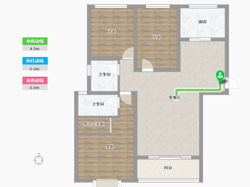 河南省-洛阳市-华芳龙湾盛景-97.28-户型库-动静线