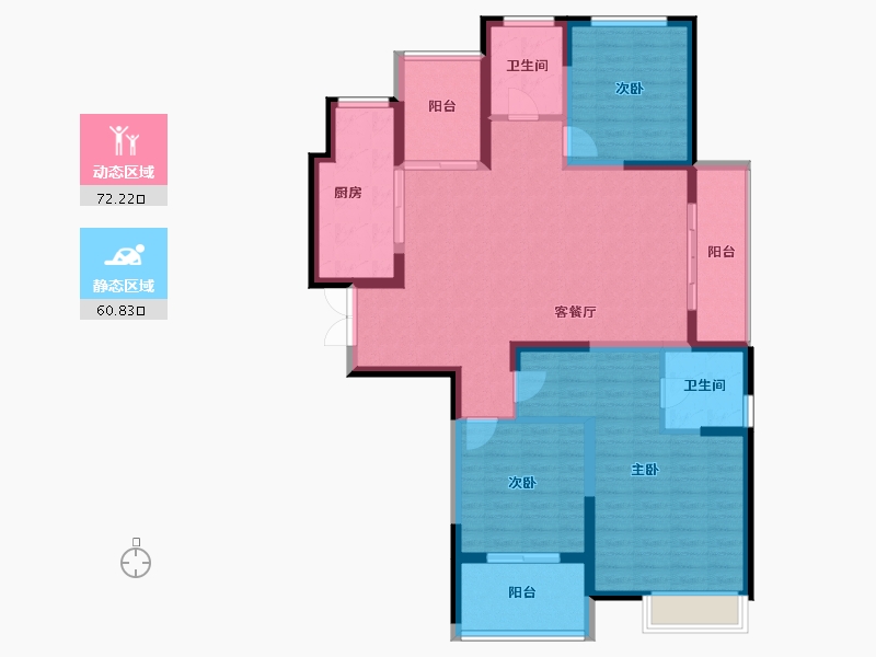 河南省-洛阳市-建业龙城-119.89-户型库-动静分区