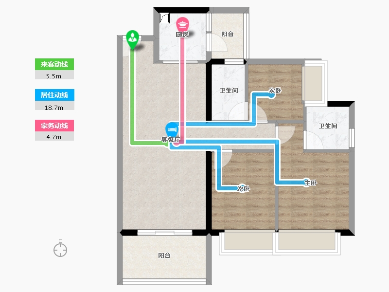 广东省-惠州市-嘉逸园-77.30-户型库-动静线