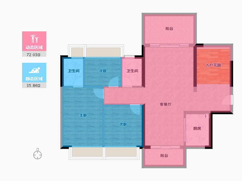 广东省-惠州市-嘉逸园-97.39-户型库-动静分区