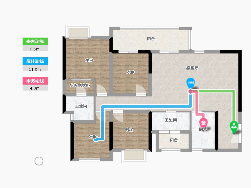 四川省-成都市-川发天府上城-109.00-户型库-动静线