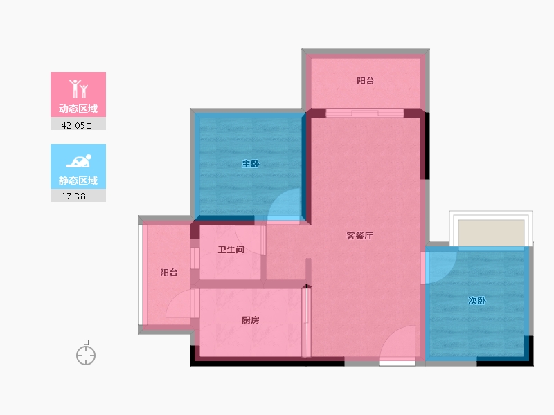 四川省-眉山市-天府理想城-52.12-户型库-动静分区