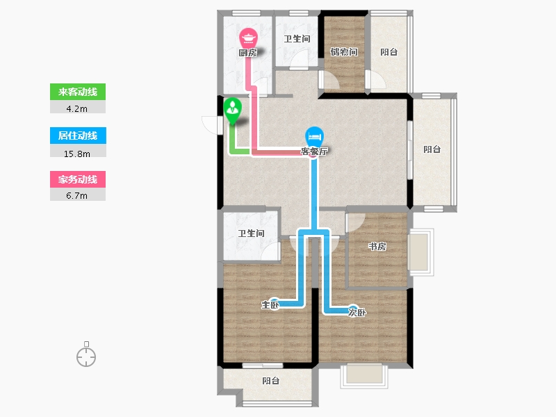 江苏省-镇江市-碧桂园·云顶-114.74-户型库-动静线