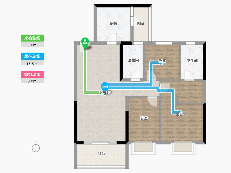 江苏省-镇江市-紫东恒大文化旅游城-93.74-户型库-动静线