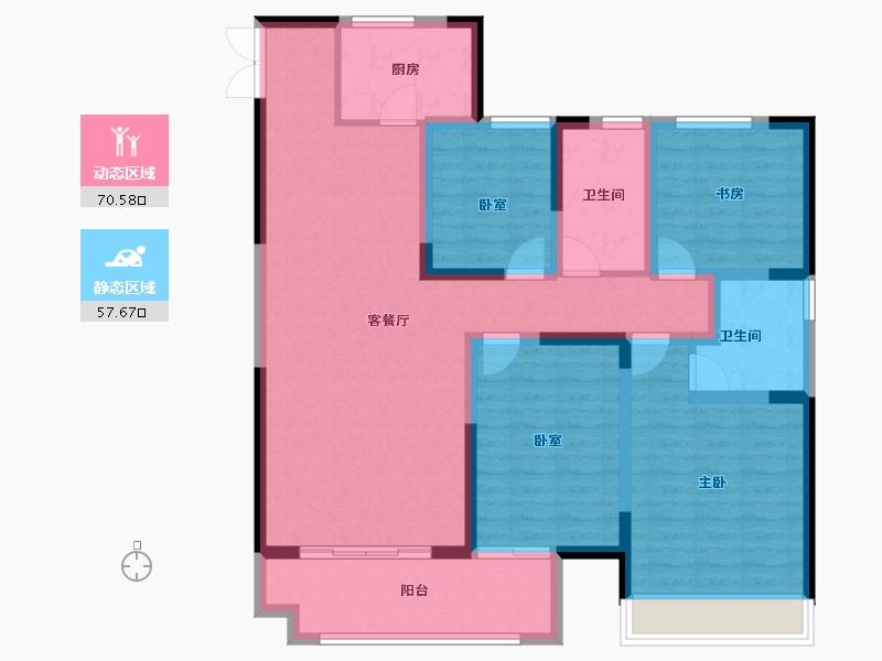 河南省-洛阳市-江山名邸-114.41-户型库-动静分区