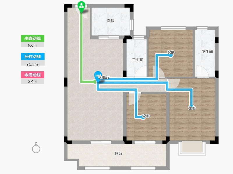 河南省-驻马店市-碧桂园天御府-99.36-户型库-动静线