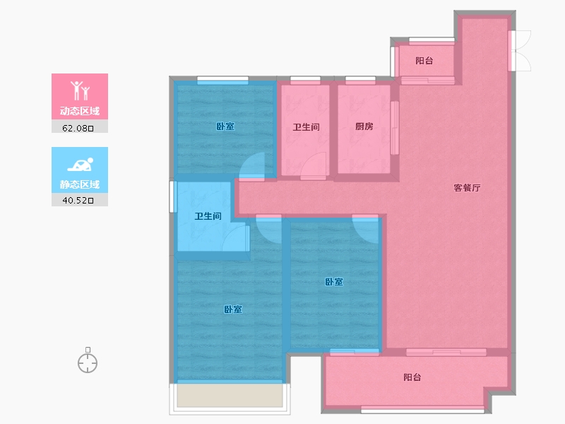 河南省-洛阳市-江山名邸-90.77-户型库-动静分区