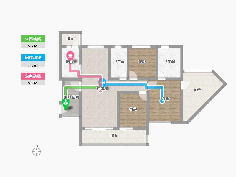 四川省-成都市-中德英伦世邦-88.80-户型库-动静线