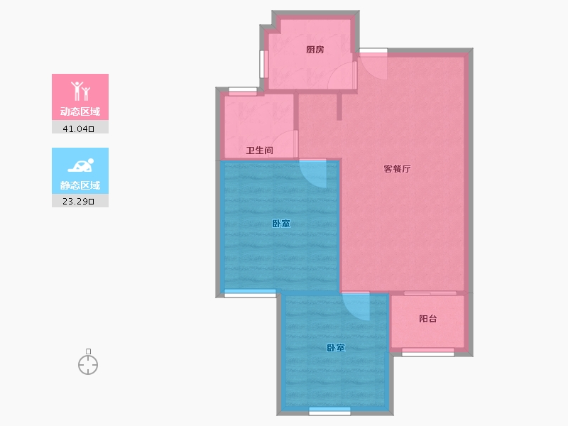 安徽省-芜湖市-光华星城-69.00-户型库-动静分区