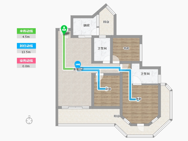 四川省-成都市-中德英伦世邦-81.60-户型库-动静线