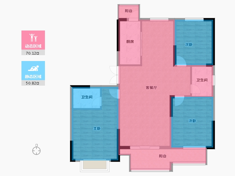 河南省-洛阳市-文兴书苑-109.32-户型库-动静分区