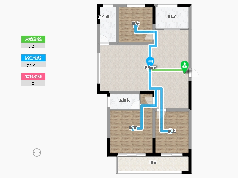 河南省-洛阳市-万象嵩州府-99.05-户型库-动静线