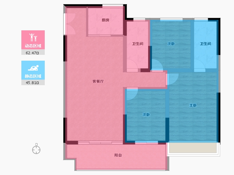 河南省-洛阳市-香麓湾-97.32-户型库-动静分区