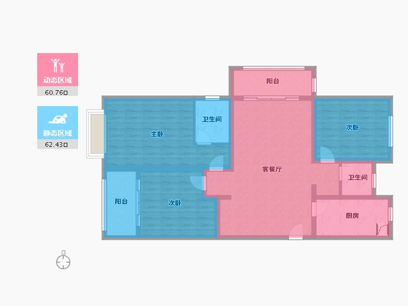 安徽省-合肥市-开元府-110.00-户型库-动静分区