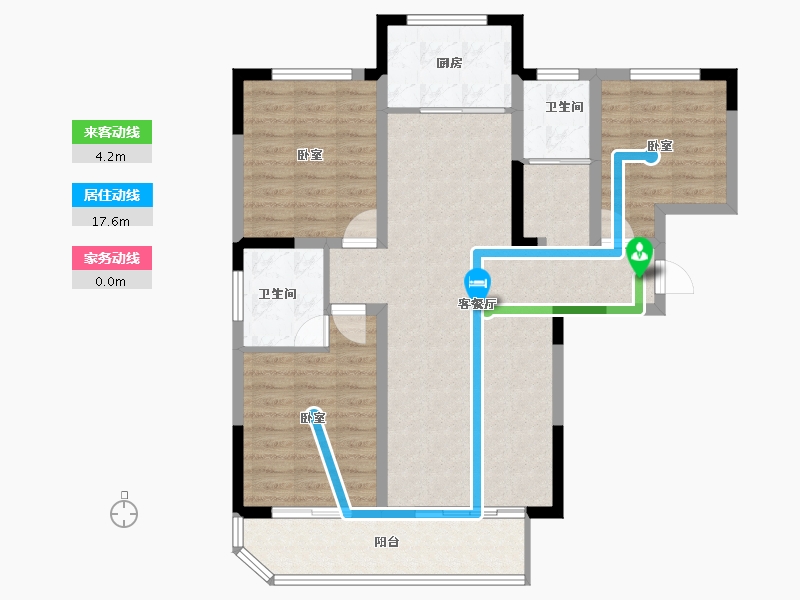 河南省-洛阳市-万象嵩州府-94.85-户型库-动静线