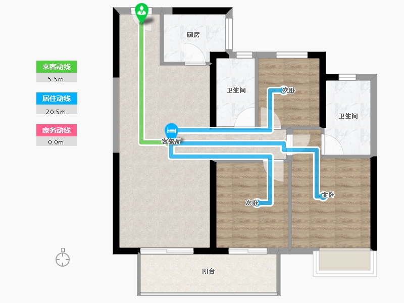 河南省-洛阳市-蓝光钰泷府-77.86-户型库-动静线