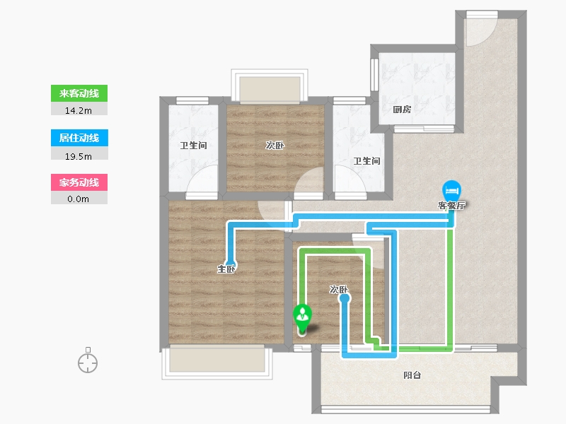 江苏省-宿迁市-华地学府宸樾-92.01-户型库-动静线