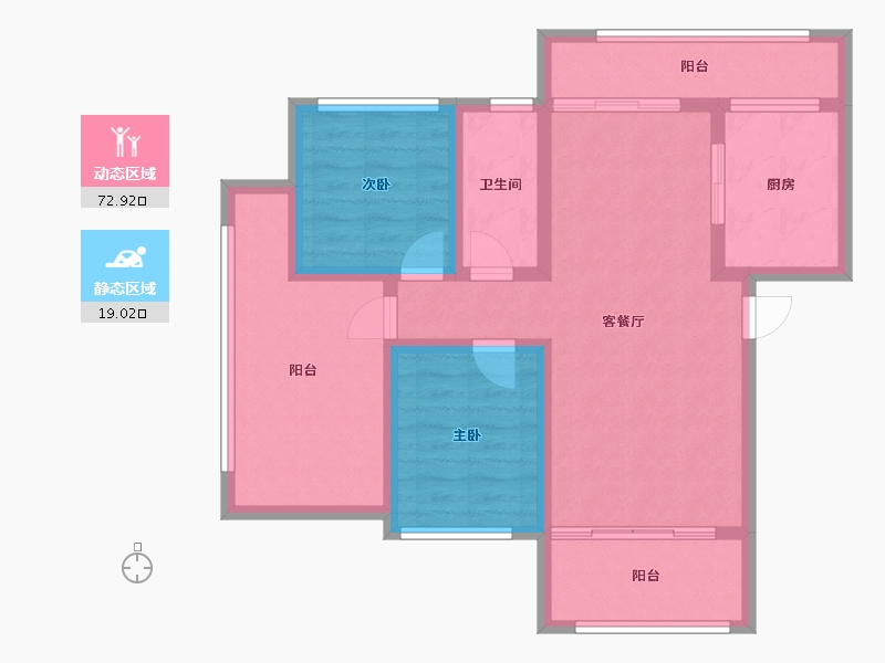 河南省-洛阳市-东陌映像-81.00-户型库-动静分区