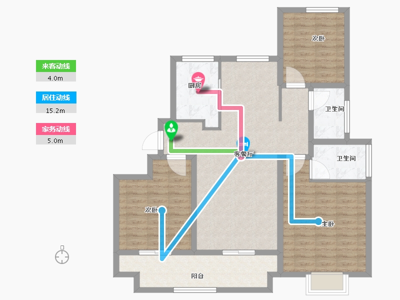 河南省-驻马店市-伟汇汝意府-99.86-户型库-动静线