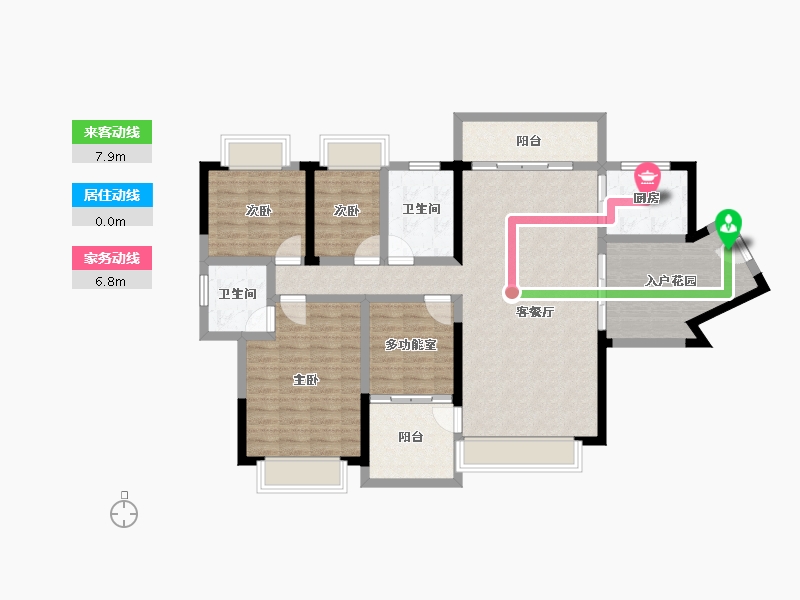 广东省-惠州市-恒福山语海-116.00-户型库-动静线