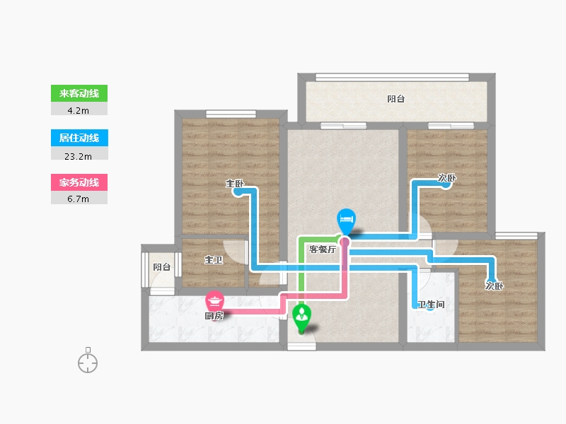 四川省-成都市-天府西苑-83.03-户型库-动静线