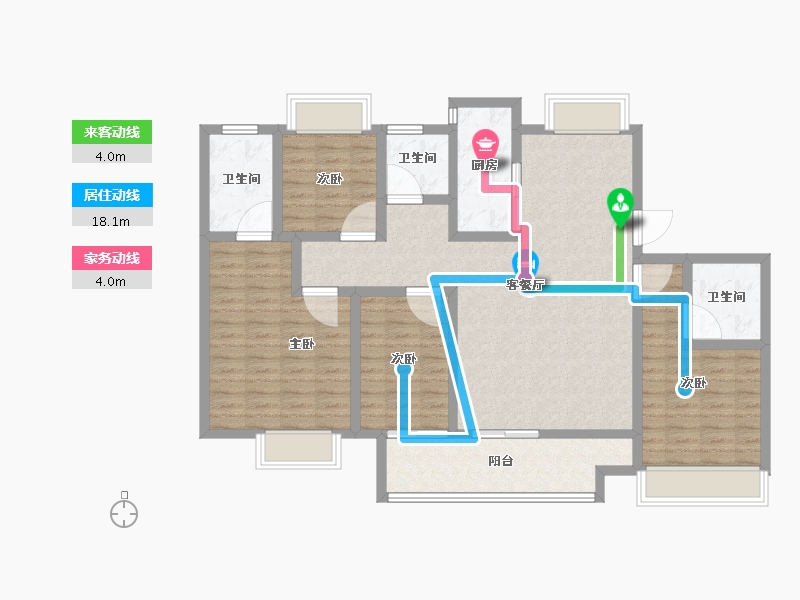 江苏省-宿迁市-宿迁天铂-115.20-户型库-动静线