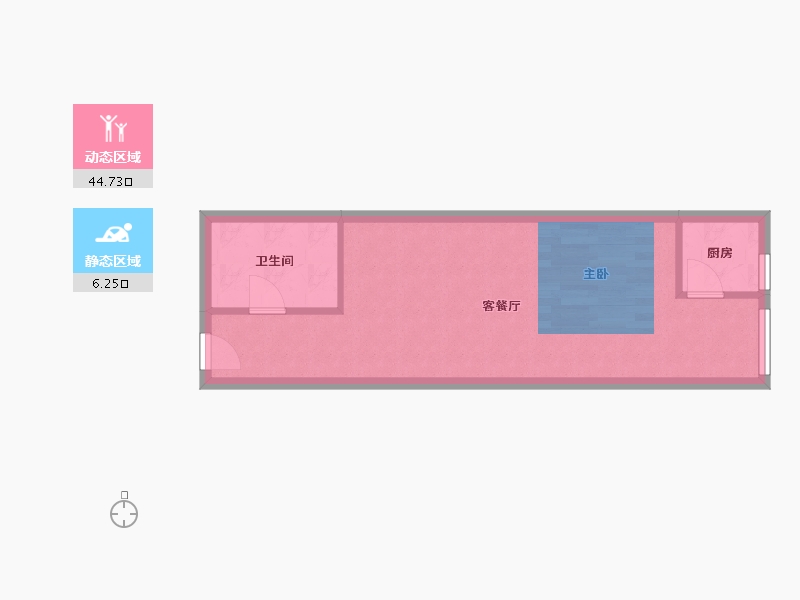 河南省-南阳市-七零公馆-40.39-户型库-动静分区