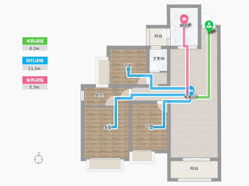 四川省-成都市-合谊万璟台-91.18-户型库-动静线